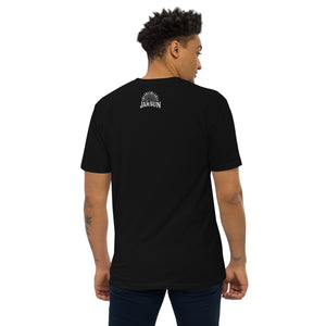 Never Give Up Men’s premium heavyweight tee